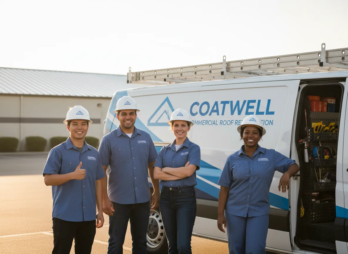 Commercial roof coating company in Gueydan, LA